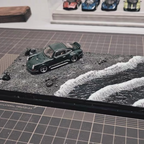 1/64 Handmade Iceland Road Diorama Scene