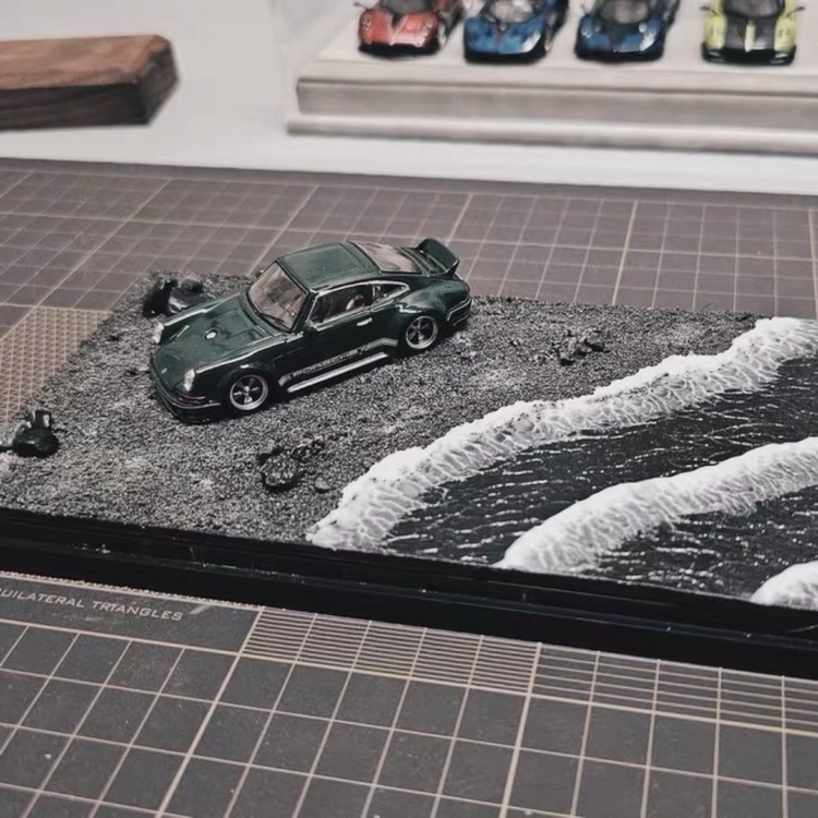 1/64 Handmade Iceland Road Diorama Scene