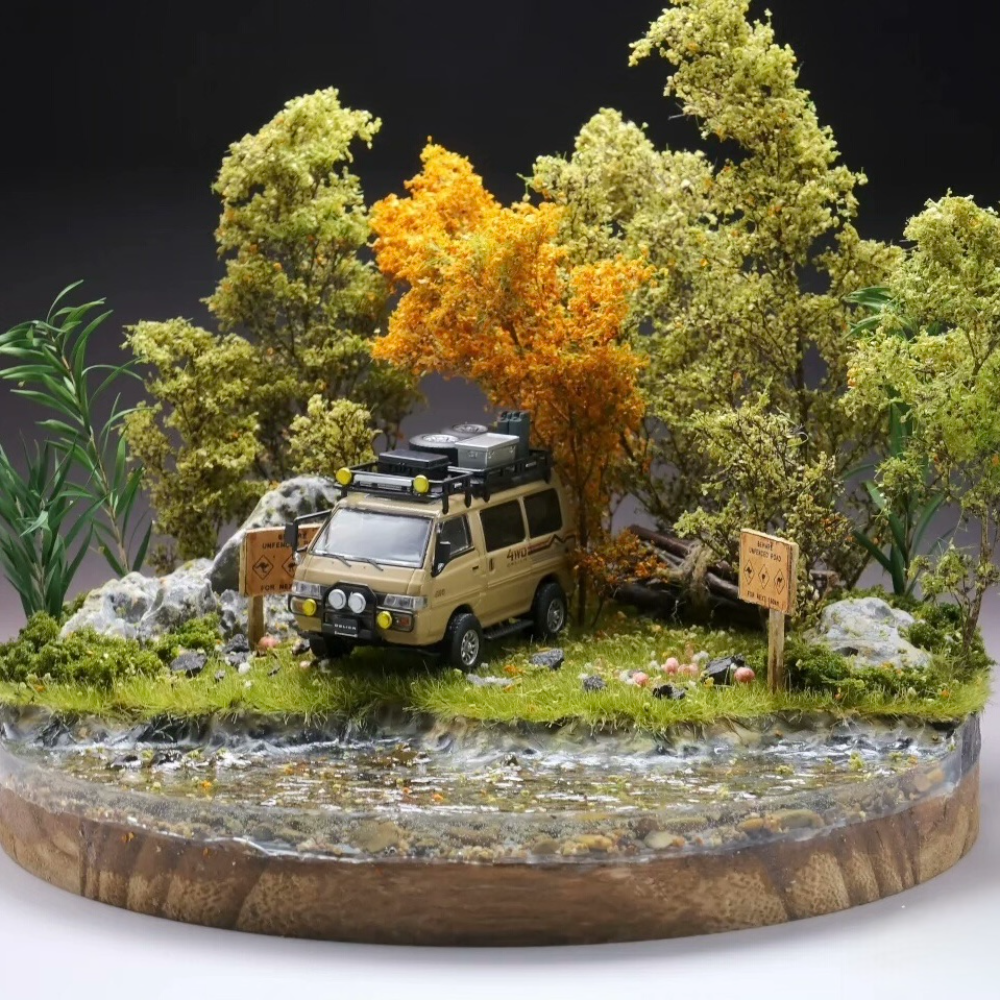 1/64 Handmade Riverside Camping Diorama