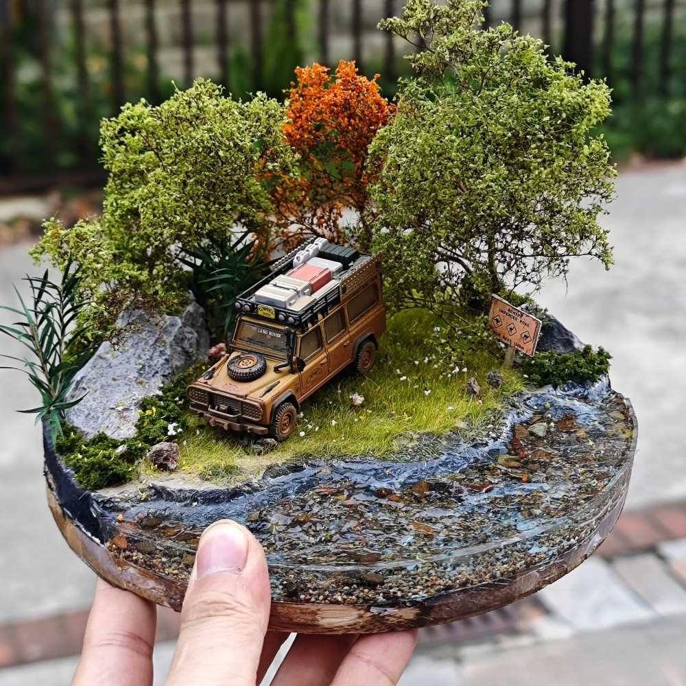 1/64 Handmade Riverside Camping Diorama