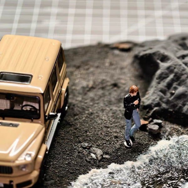 1/64 Handmade Iceland Black Sand Beach Diorama