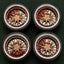 1/64 Bearing Wheels – 10.5 mm Twenty-Spoke Rims with Rubber Tires