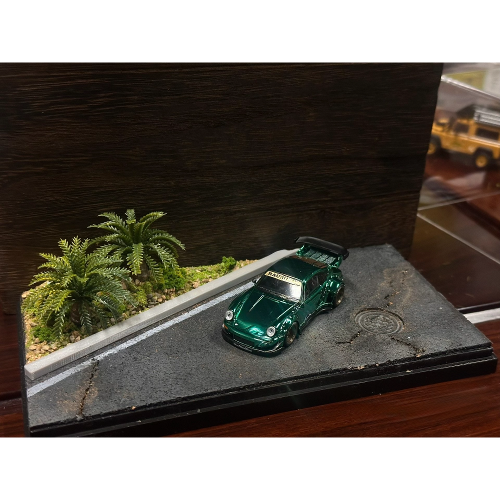 1/64 Handmade Street Road Diorama Display
