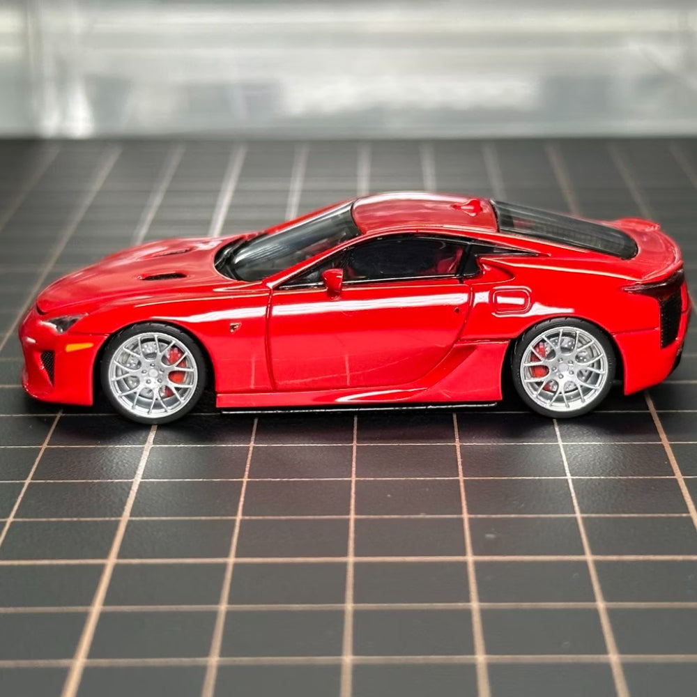 1/64 Bearing Wheels – BBS-Style Rims with Rubber Tires