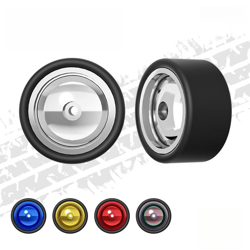 1:64 Spherical Face Wheels with Rubber Tires for Model Cars Main image