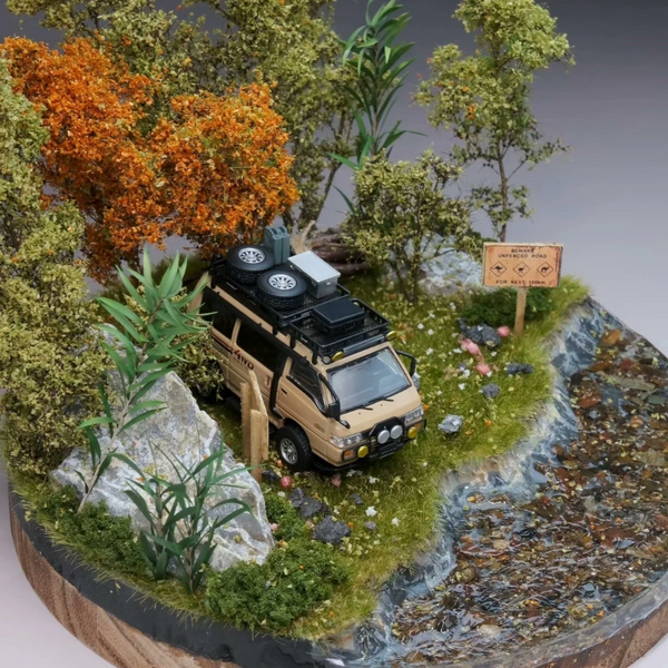 1/64 Handmade Riverside Camping Diorama