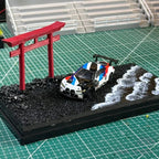 1/64 Handmade Japanese Shrine Diorama
