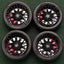 1/64 Bearing Wheels – BBS RX-R-Style Twenty-Spoke Rims with Rubber Tires