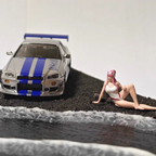 1/64 Handmade Iceland Road Diorama Scene