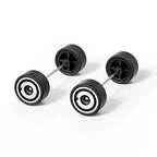1:64 Scale Mini Disc Wheels with Rubber Tires