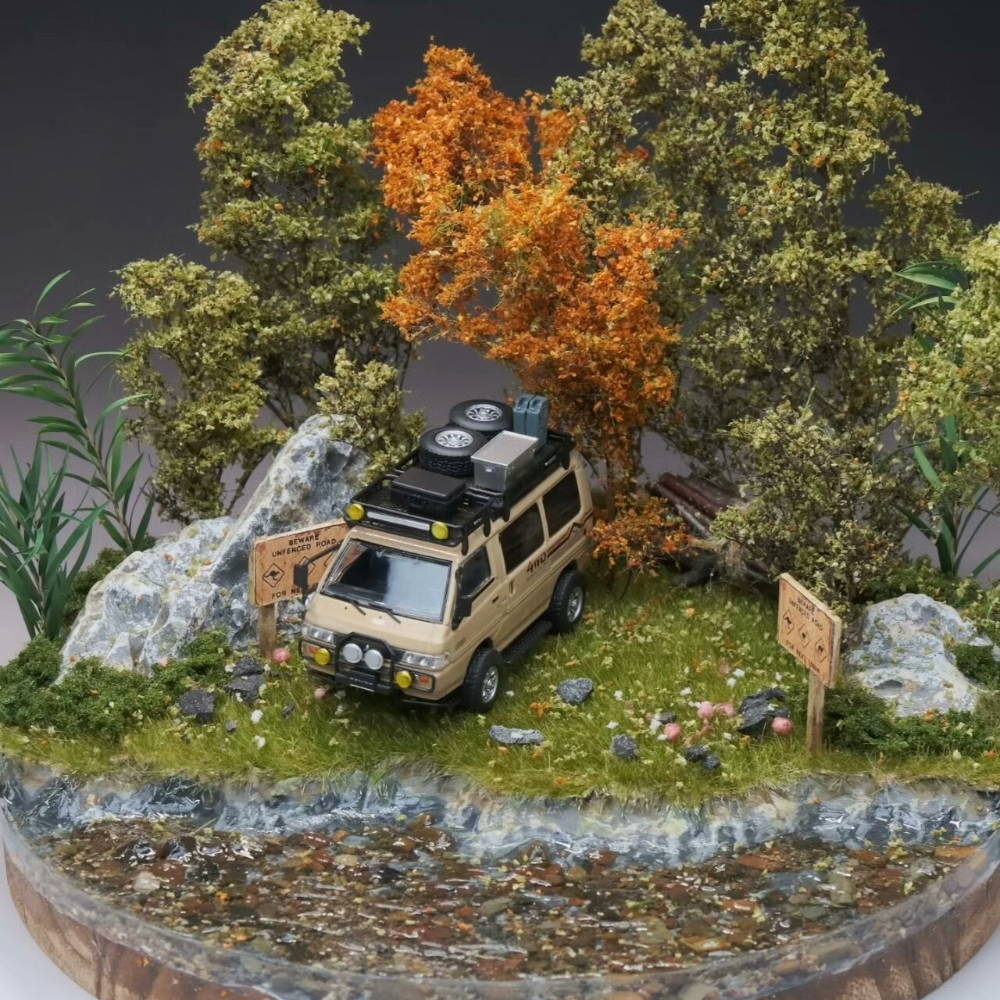 1/64 Handmade Riverside Camping Diorama