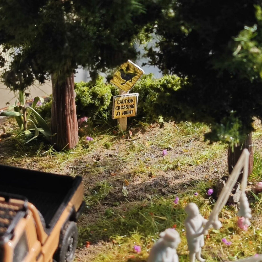 1/64 Handmade Fishing Camp Diorama Scene