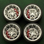 1/64 Bearing Wheels – BMW M4 GTS-Style Rims with Rubber Tires