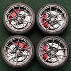 1/64 Bearing Wheels – BBS RI-A-Style Rims with Rubber Tires